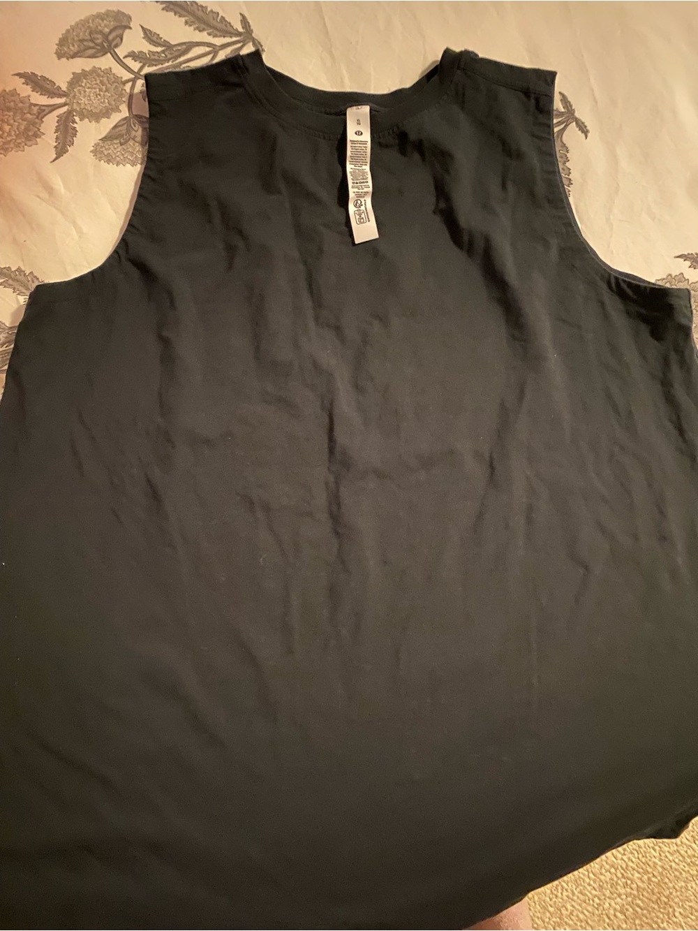 lululemon athletica Women's Black Muscle Tank